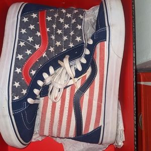 American Flag Vans